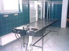 St do mycia i autopsji zwok w zakadzie pogrzebowym w Toruniu