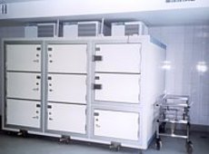 Komora ch³odniczo - mro¿nicza do przechowywania zw³ok typ KZM 9-9/2M w szpitalu w Koninie