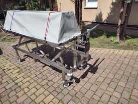 Wózek hydrauliczny z pokrywą z PCV