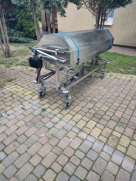 Wózek ZTP-2H z pokrywą ze stali kwasoodpornej